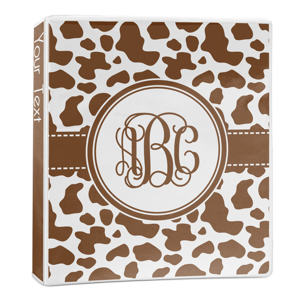 Custom Cow Print 3-Ring Binder - 1 inch (Personalized)
