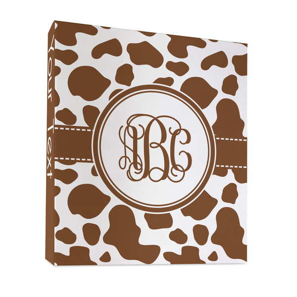 Custom Cow Print 3 Ring Binder - Full Wrap - 1" (Personalized)
