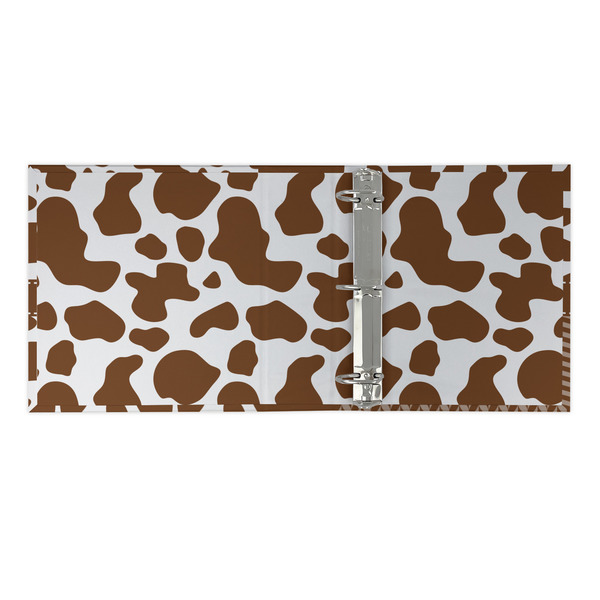 Cow Print 3 Ring Binders - Full Wrap - 2" - OPEN INSIDE