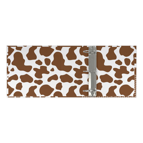 Cow Print 3 Ring Binders - Full Wrap - 3" - OPEN INSIDE