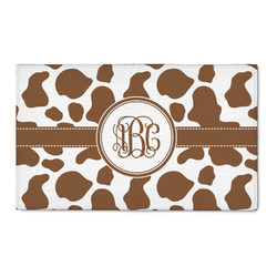 Cow Print 3' x 5' Patio Rug (Personalized)