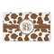 Cow Print 3' x 5' Patio Rug (Personalized)