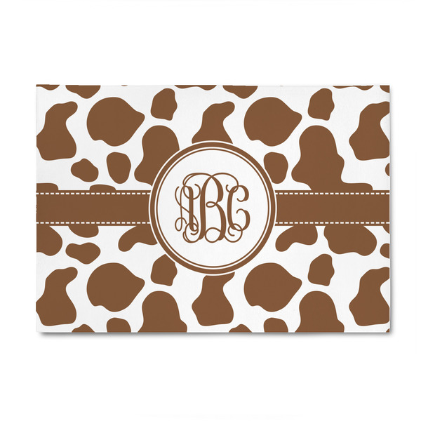 Custom Cow Print 4' x 6' Indoor Area Rug (Personalized)
