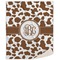 Cow Print Sherpa Throw Blanket (Personalized)