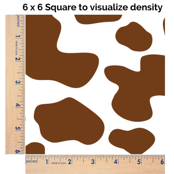 Cow Print 6x6 Swatch of Fabric