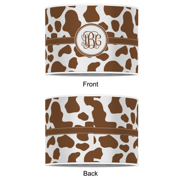 Cow Print 8" Drum Lampshade - APPROVAL (Poly Film)