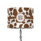 Cow Print 8" Drum Lamp Shade - Fabric (Personalized)