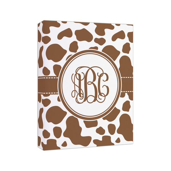 Cow Print 8x10 - Canvas Print - Angled View