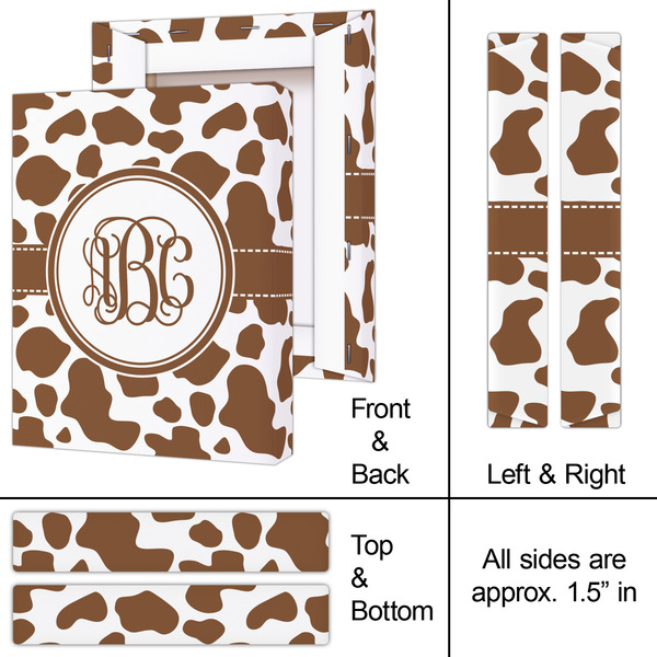 Cow Print 8x10 - Canvas Print - Approval