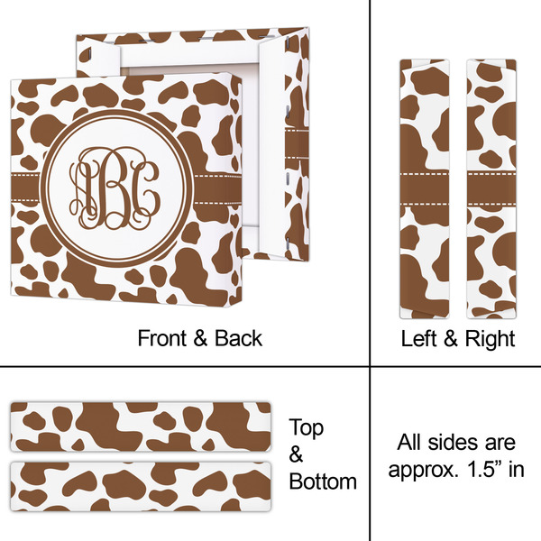 Cow Print 8x8 - Canvas Print - Approval