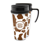 Cow Print Acrylic Travel Mug (Personalized)