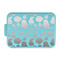 Cow Print Aluminum Baking Pan with Teal Lid (Personalized)
