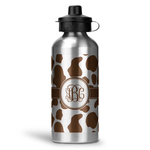 Custom Cow Print Water Bottle - Aluminum - 20 oz (Personalized)