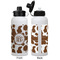 Cow Print Aluminum Water Bottle - White APPROVAL