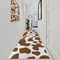 Cow Print Area Rug Sizes - In Context (vertical)