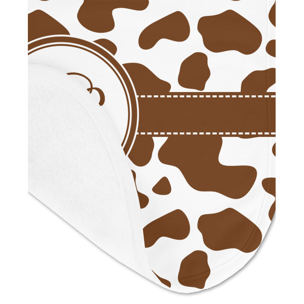 Cow Print Baby Bib - AFT detail