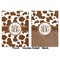 Cow Print Baby Blanket (Double Sided - Printed Front and Back)