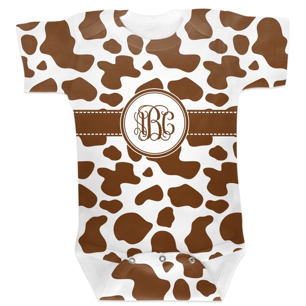 Custom Cow Print Baby Bodysuit 3-6 (Personalized)