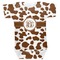 Cow Print Baby Bodysuit 6-12 (Personalized)