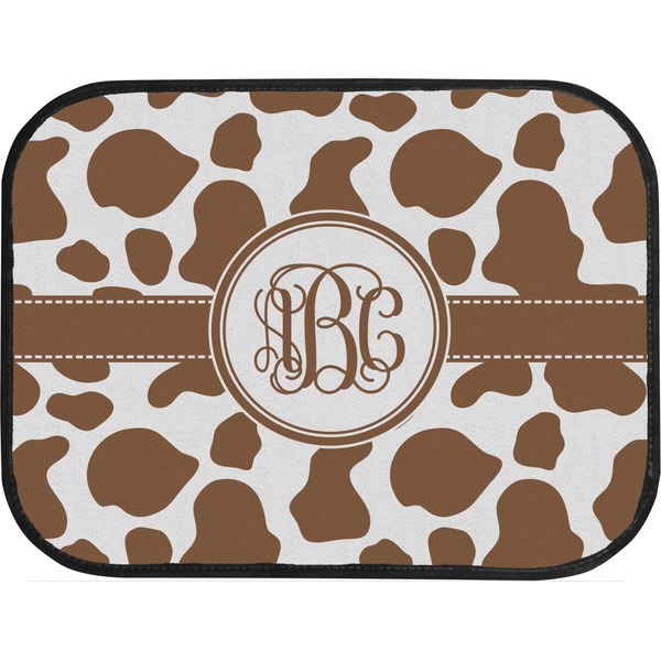 Cow Print Back Seat Car Mat