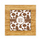 Cow Print Bamboo Trivet with 6" Tile - FRONT