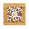 Cow Print Bamboo Trivet with Ceramic Tile Insert (Personalized)