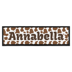 Cow Print Bar Mat (Personalized)