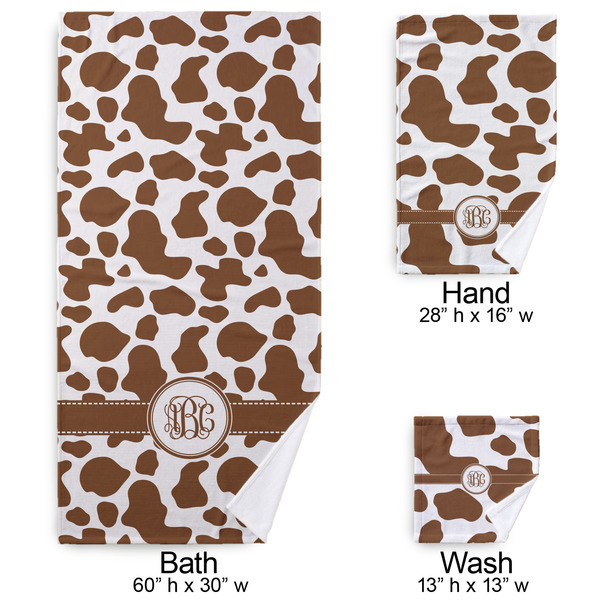 Cow Print Bath Towel Sets - 3-piece - Approval