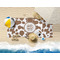 Cow Print Beach Towel Lifestyle