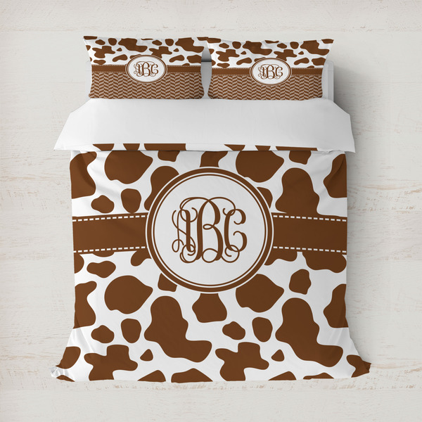 Custom Cow Print Duvet Cover (Personalized)