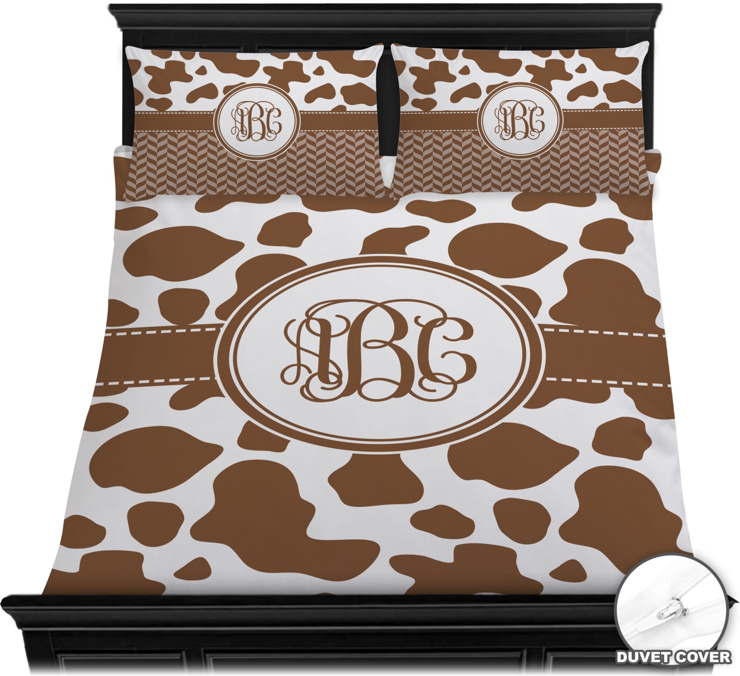 Cow Print Duvet Covers Personalized Youcustomizeit