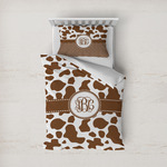Cow Print Duvet Cover Set - Twin (Personalized)