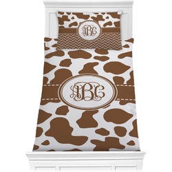 Cow Print Comforter Set - Twin XL (Personalized)