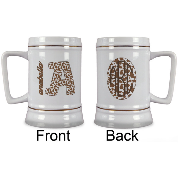 Cow Print Beer Stein - Approval
