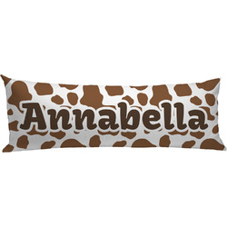 Cow Print Body Pillow Case (Personalized)