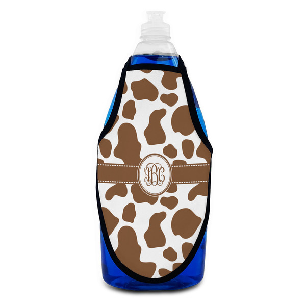 Cow Print Bottle Apron - Soap - FRONT