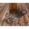 Cow Print Bottle Opener - In Use