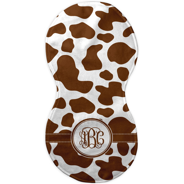Cow Print Burp Peanut Shaped Flat