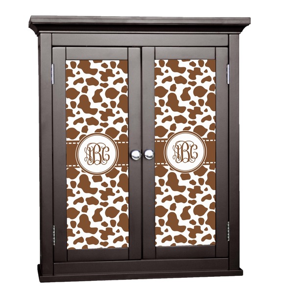 Custom Cow Print Cabinet Decal - Small (Personalized)