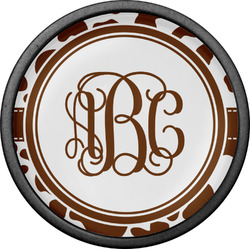 Cow Print Cabinet Knob (Black) (Personalized)