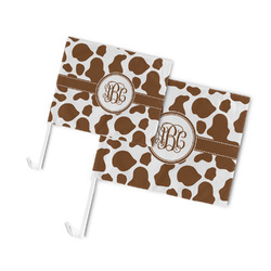 Cow Print Car Flag (Personalized)