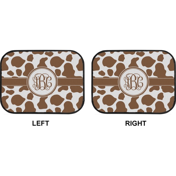 Cow Print Car Floor Mats (Back Seat) (Approval)