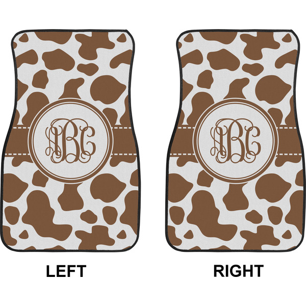 Cow Print Car Mat Front - Approval