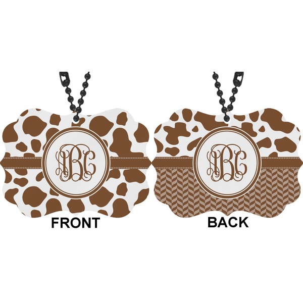 Cow Print Car Ornament (Approval)