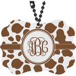 Cow Print Rear View Mirror Charm (Personalized)