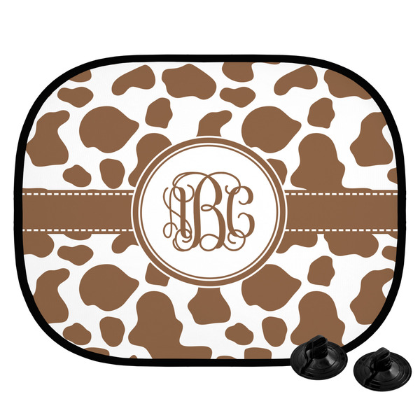 Custom Cow Print Car Side Window Sun Shade (Personalized)