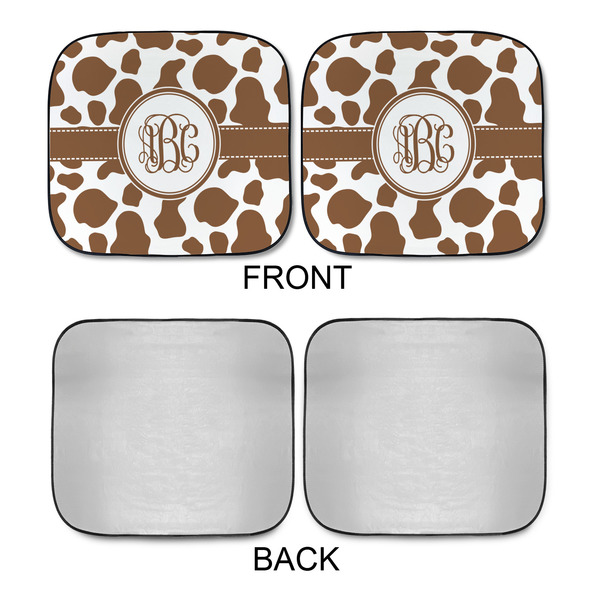 Cow Print Car Sun Shades - APPROVAL