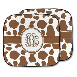 Cow Print Car Sun Shade - Two Piece (Personalized)