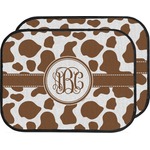 Cow Print Car Floor Mats (Back Seat) (Personalized)