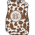 Cow Print Car Floor Mats (Front Seat) (Personalized)